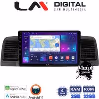 Οθόνη Multimedia LM Digital ZN4010B GPS Με Apple CarPlay / Android Auto / BT / GPS / WiFi / GPRS Για TOYOTA COROLLA 2000 - 2007