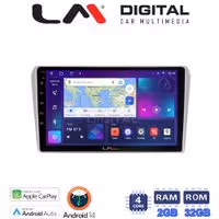 Οθόνη Multimedia LM Digital ZN4025 GPS Με Apple CarPlay / Android Auto / BT / GPS / WiFi / GPRS Για TOYOTA AVENSIS 2003 - 2008