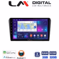 Οθόνη Multimedia LM Digital ZN4025B GPS Με Apple CarPlay / Android Auto / BT / GPS / WiFi / GPRS Για TOYOTA AVENSIS 2003 - 2008