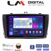 Οθόνη Multimedia LM Digital ZN4027 GPS Με Apple CarPlay / Android Auto / BT / GPS / WiFi / GPRS Για TOYOTA AVENSIS (T27) 2009 - 2016