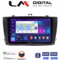 Οθόνη Multimedia LM Digital ZN4027B GPS Με Apple CarPlay / Android Auto / BT / GPS / WiFi / GPRS Για TOYOTA AVENSIS (T27) 2009 - 2016