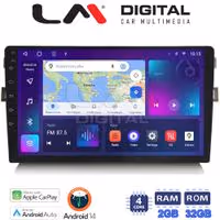 Οθόνη Multimedia LM Digital ZN4028B GPS Με Apple CarPlay / Android Auto / BT / GPS / WiFi / GPRS Για TOYOTA AURIS 2007 - 2012