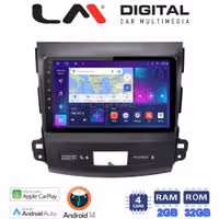 Οθόνη Multimedia LM Digital ZN4056 GPS Με Apple CarPlay / Android Auto / BT / GPS / WiFi / GPRS Για MITSUBISHI OUTLANDER / CITROEN C CROSSER / PEUGEOT 4007 2006 - 2012