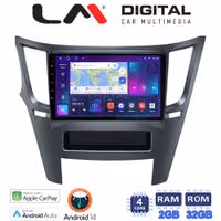 Οθόνη Multimedia LM Digital ZN4061 GPS Με Apple CarPlay / Android Auto / BT / GPS / WiFi / GPRS Για SUBARU LEGACY / OUTBACK 2009 - 2013