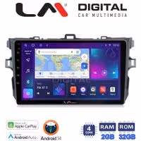 Οθόνη Multimedia LM Digital ZN4063 GPS Με Apple CarPlay / Android Auto / BT / GPS / WiFi / GPRS Για TOYOTA COROLLA 2006 - 2012