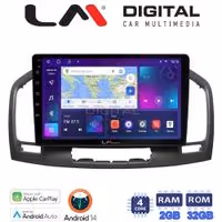 Οθόνη Multimedia LM Digital ZN4114 GPS Με Apple CarPlay / Android Auto / BT / GPS / WiFi / GPRS Για OPEL INSIGNIA 2007 - 2013
