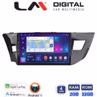 Οθόνη Multimedia LM Digital ZN4126 GPS Με Apple CarPlay / Android Auto / BT / GPS / WiFi / GPRS Για TOYOTA COROLLA 2013 - 2016