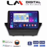Οθόνη Multimedia LM Digital ZN4152 GPS Με Apple CarPlay / Android Auto / BT / GPS / WiFi / GPRS Για FORD FIESTA 2008 - 2017