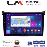 Οθόνη Multimedia LM Digital ZN4156 GPS Με Apple CarPlay / Android Auto / BT / GPS / WiFi / GPRS Για HYUNDAI i30 2012 - 2017