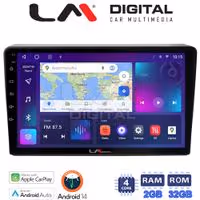Οθόνη Multimedia LM Digital ZN4157 GPS Με Apple CarPlay / Android Auto / BT / GPS / WiFi / GPRS Για DACIA DUSTER 2013 - 2019