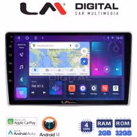 Οθόνη Multimedia LM Digital ZN4160 GPS Με Apple CarPlay / Android Auto / BT / GPS / WiFi / GPRS Για ALFA ROMEO MITO 2008+