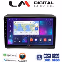 Οθόνη Multimedia LM Digital ZN4194 GPS Με Apple CarPlay / Android Auto / BT / GPS / WiFi / GPRS Για FIAT DUCATO / CITROEN JUMPER / PEUGEOT PARTNER 2012+