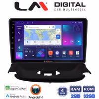 Οθόνη Multimedia LM Digital ZN4206UP GPS Με Apple CarPlay / Android Auto / BT / GPS / WiFi / GPRS Για PEUGEOT 206 2002 - 2006