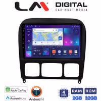 Οθόνη Multimedia LM Digital ZN4220 GPS Με Apple CarPlay / Android Auto / BT / GPS / WiFi / GPRS Για MERCEDES S (W220) 1998 - 2005