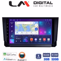 Οθόνη Multimedia LM Digital ZN4222 GPS Με Apple CarPlay / Android Auto / BT / GPS / WiFi / GPRS Για SEAT IBIZA / ARONA 2018+