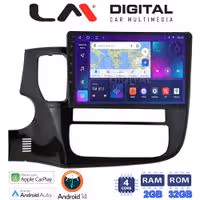 Οθόνη Multimedia LM Digital ZN4231 GPS Με Apple CarPlay / Android Auto / BT / GPS / WiFi / GPRS Για MITSUBISHI OUTLANDER 2013+