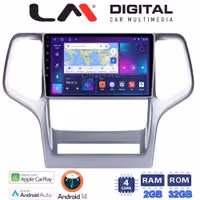 Οθόνη Multimedia LM Digital ZN4234 GPS Με Apple CarPlay / Android Auto / BT / GPS / WiFi / GPRS Για JEEP GRAND CHEROKEE 2011 - 2013