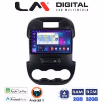 Οθόνη Multimedia LM Digital ZN4245 GPS Με Apple CarPlay / Android Auto / BT / GPS / WiFi / GPRS Για FORD RANGER 2011 - 2015