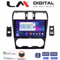 Οθόνη Multimedia LM Digital ZN4262B GPS Με Apple CarPlay / Android Auto / BT / GPS / WiFi / GPRS Για SUBARU IMPREZA / FORESTER 2013+