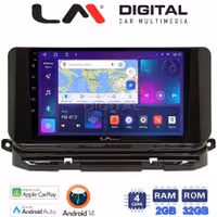 Οθόνη Multimedia LM Digital ZN4280 GPS Με Apple CarPlay / Android Auto / BT / GPS / WiFi / GPRS Για SKODA OCTAVIA 2021+