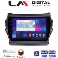 Οθόνη Multimedia LM Digital ZN4309 GPS Με Apple CarPlay / Android Auto / BT / GPS / WiFi / GPRS Για HYUNDAI SANTA FE 2013 - 2017 / HYUNDAI ix45