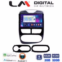 Οθόνη Multimedia LM Digital ZN4320 GPS Με Apple CarPlay / Android Auto / BT / GPS / WiFi / GPRS Για RENAULT CLIO 2012 - 2015