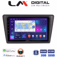 Οθόνη Multimedia LM Digital ZN4327 GPS Με Apple CarPlay / Android Auto / BT / GPS / WiFi / GPRS Για SKODA RAPID SPACEBACK 2014+