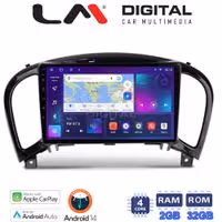 Οθόνη Multimedia LM Digital ZN4352 GPS Με Apple CarPlay / Android Auto / BT / GPS / WiFi / GPRS Για NISSAN JUKE 2009+
