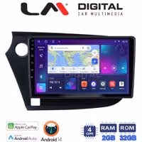 Οθόνη Multimedia LM Digital ZN4381 GPS Με Apple CarPlay / Android Auto / BT / GPS / WiFi / GPRS Για HONDA INSIGHT 2009 - 2014