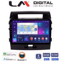 Οθόνη Multimedia LM Digital ZN4383 GPS Με Apple CarPlay / Android Auto / BT / GPS / WiFi / GPRS Για TOYOTA LANDCRUISER 2008 - 2015