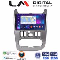 Οθόνη Multimedia LM Digital ZN4432 GPS Με Apple CarPlay / Android Auto / BT / GPS / WiFi / GPRS Για DACIA DUSTER 2006 - 2012