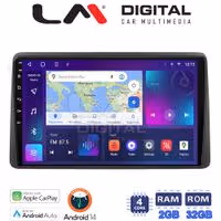 Οθόνη Multimedia LM Digital ZN4434 GPS Με Apple CarPlay / Android Auto / BT / GPS / WiFi / GPRS Για DACIA DUSTER 2019+