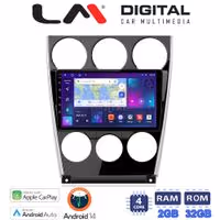 Οθόνη Multimedia LM Digital ZN4436 GPS Με Apple CarPlay / Android Auto / BT / GPS / WiFi / GPRS Για MAZDA 6 FACELIFT 2005 - 2008