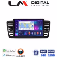 Οθόνη Multimedia LM Digital ZN4525 GPS Με Apple CarPlay / Android Auto / BT / GPS / WiFi / GPRS Για SUBARU LEGACY 2002+
