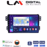 Οθόνη Multimedia LM Digital ZN4540 GPS Με Apple CarPlay / Android Auto / BT / GPS / WiFi / GPRS Για OPEL AGILA / SUZUKI ALTO 2008+