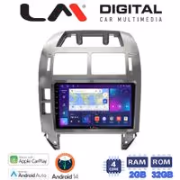Οθόνη Multimedia LM Digital ZN4582S GPS Με Apple CarPlay / Android Auto / BT / GPS / WiFi / GPRS Για VW POLO 2002 - 2009
