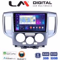 Οθόνη Multimedia LM Digital ZN4685 GPS Με Apple CarPlay / Android Auto / BT / GPS / WiFi / GPRS Για NISSAN NV200 2009+