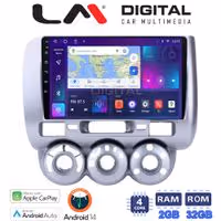 Οθόνη Multimedia LM Digital ZN4730 GPS Με Apple CarPlay / Android Auto / BT / GPS / WiFi / GPRS Για HONDA JAZZ 2002 - 2009