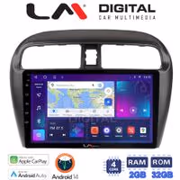 Οθόνη Multimedia LM Digital ZN4850 GPS Με Apple CarPlay / Android Auto / BT / GPS / WiFi / GPRS Για MITSUBISHI SPACESTAR 2013+