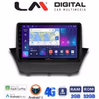 Οθόνη Multimedia LM Digital ZR8152 GPS Με Apple CarPlay / Android Auto / BT / GPS / WiFi / GPRS Για FORD FIESTA 2008 - 2017