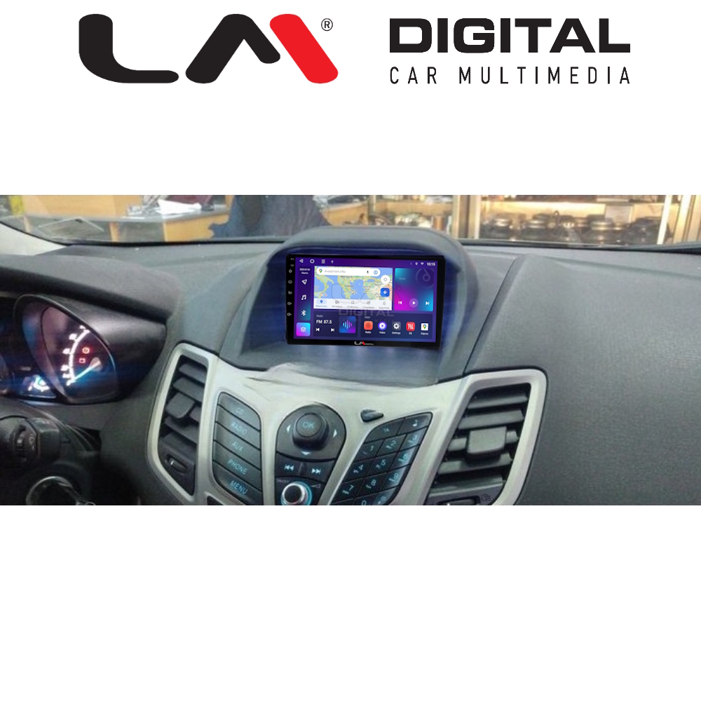 Οθόνη Multimedia LM Digital ZR8152B GPS Με Apple CarPlay / Android Auto / BT / GPS / WiFi / GPRS Για FORD FIESTA 2008 - 2017