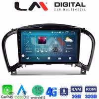 Οθόνη Multimedia LM Digital ZR8352 GPS Με Apple CarPlay / Android Auto / BT / GPS / WiFi / GPRS Για NISSAN JUKE 2009+