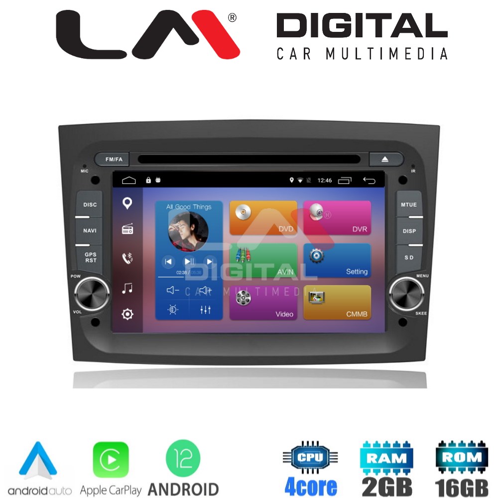 Οθόνη Multimedia OEM  Fiat DOBLO - COMBO '15>