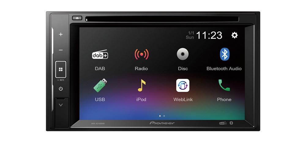 Οθόνη Pioneer AVH-A240DAB 6.2" Με DVD / Bluetooth / DAB+ / Weblink