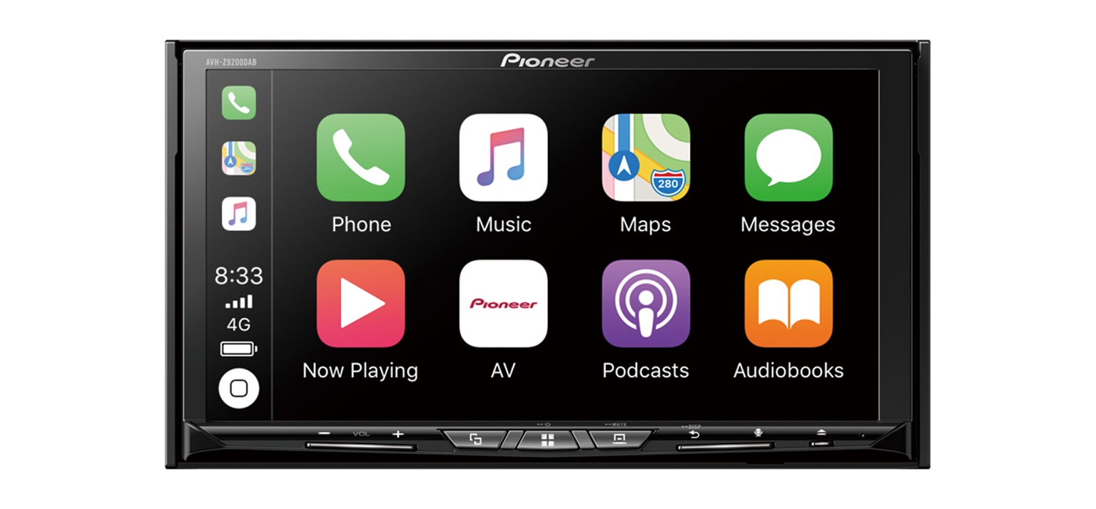 Οθόνη Pioneer AVH-Z9200DAB 7" Με DVD / Bluetooth / DAB+ / Wireless Apple CarPlay / Wireless Android Auto