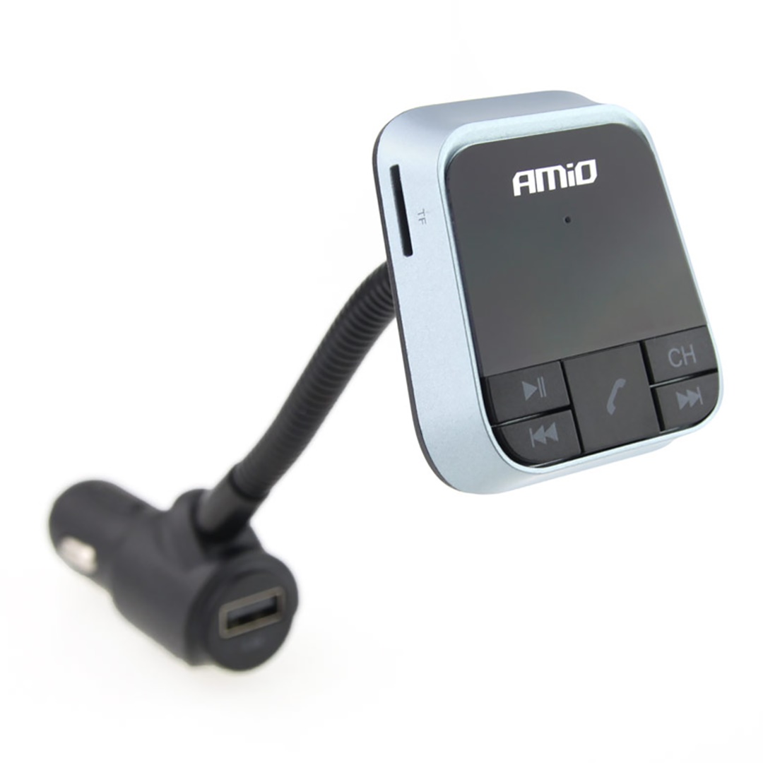Αναμεταδοτής Αναπτήρα AMiO Transmitter FM/Bluetooth/USB/12-24V