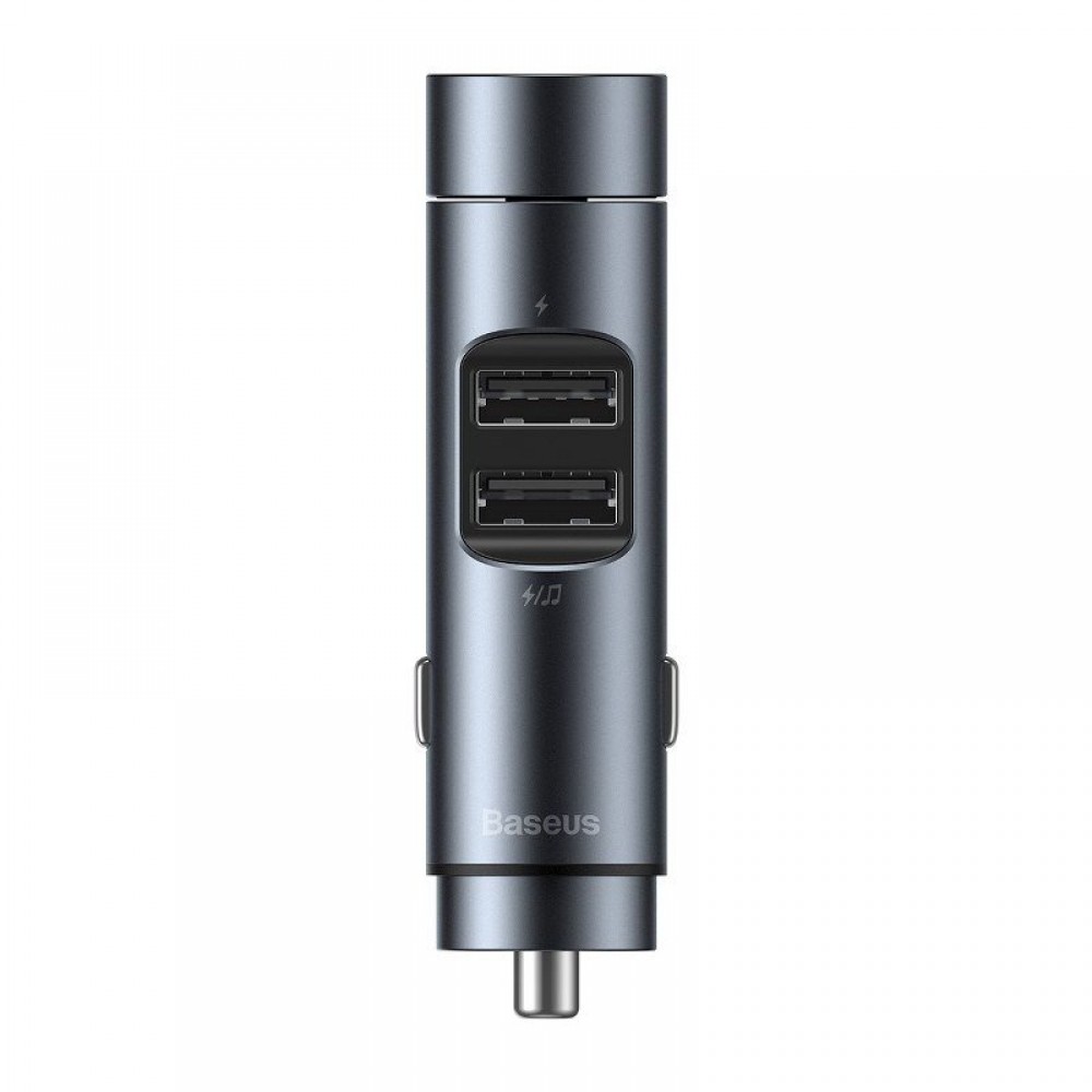 Αναμεταδοτής Αναπτήρα & Power Bank BASEUS Transmitter FM/ Bluetooth/ 2 x USB/ 12V - 24V