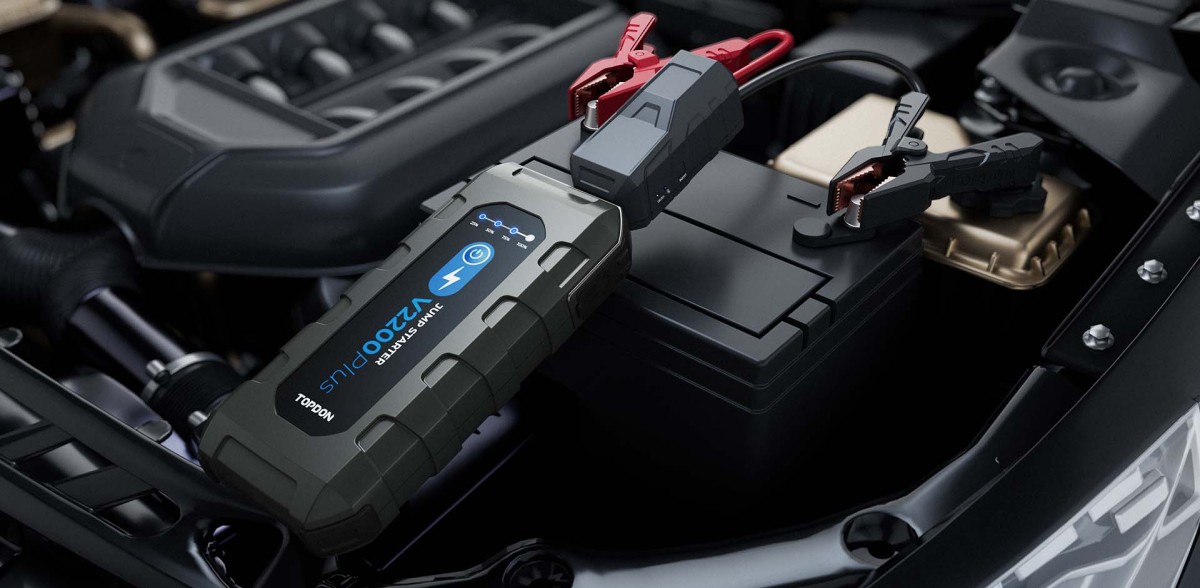 Εκκινητής Λιθίου & Διαγνωστικό Μπαταρίας TOPDON V2200PLUS (12V / 2200A)