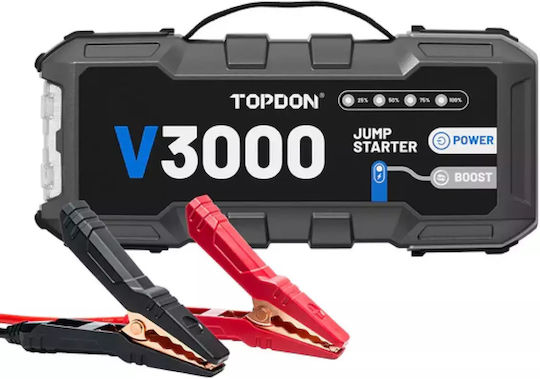 Εκκινητής Λιθίου TOPDON V3000 (12V / 3000A)