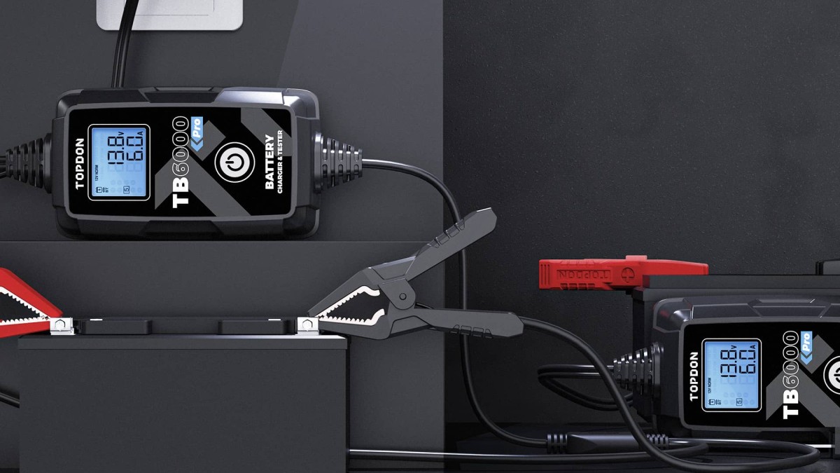 Έξυπνος Φορτιστής, Συντηρητής & Διαγνωστικό Μπαταρίας TOPDON TB6000 Pro (6V - 12V / 6A)